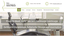 Tablet Screenshot of dr-pawlak.com